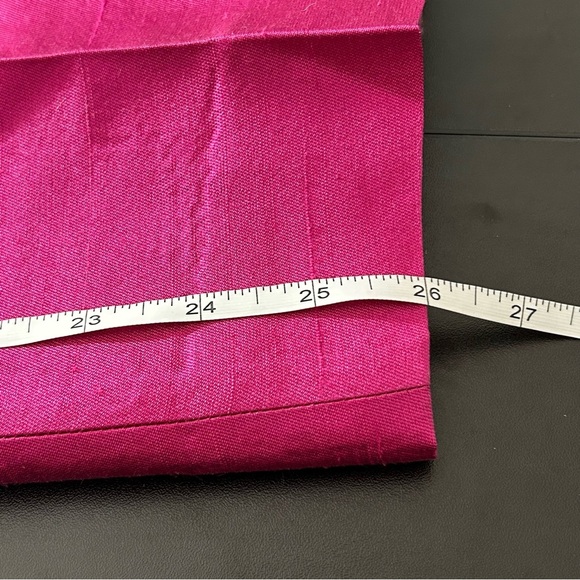 Talbots Women's Signature Silk Pants Petite   Fuchsia Size 16 - Picture 8 of 8